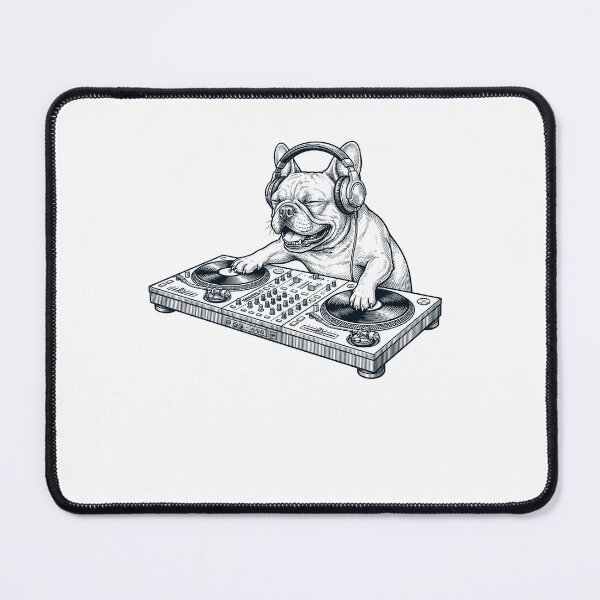 Item preview, Vintage Retro French Bulldog DJ Dog Mom Dad Music Lover designed and sold by TerryConnells.