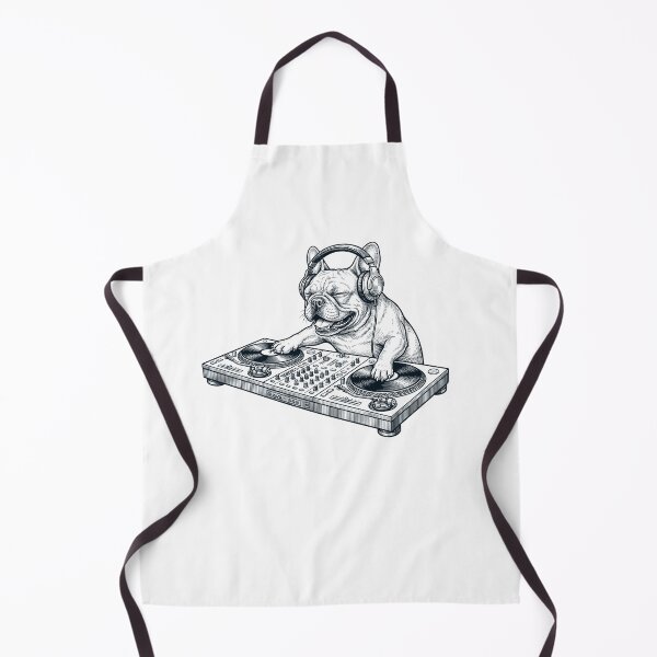 Item preview, Vintage Retro French Bulldog DJ Dog Mom Dad Music Lover designed and sold by TerryConnells.