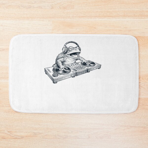 Item preview, Vintage Retro Frog DJ Animal Music Lover designed and sold by TerryConnells.