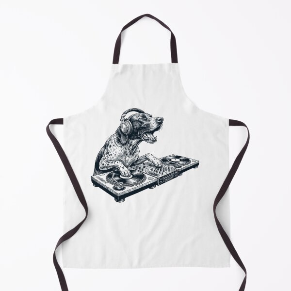 Item preview, Vintage Retro German Shorthaired Pointer DJ Dog Mom Dad Music Lover designed and sold by TerryConnells.