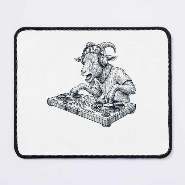 Item preview, Vintage Retro Goat DJ Animal Music Lover designed and sold by TerryConnells.