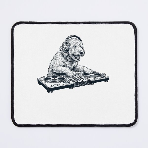 Item preview, Vintage Retro Goldendoodle DJ Dog Mom Dad Music Lover designed and sold by TerryConnells.