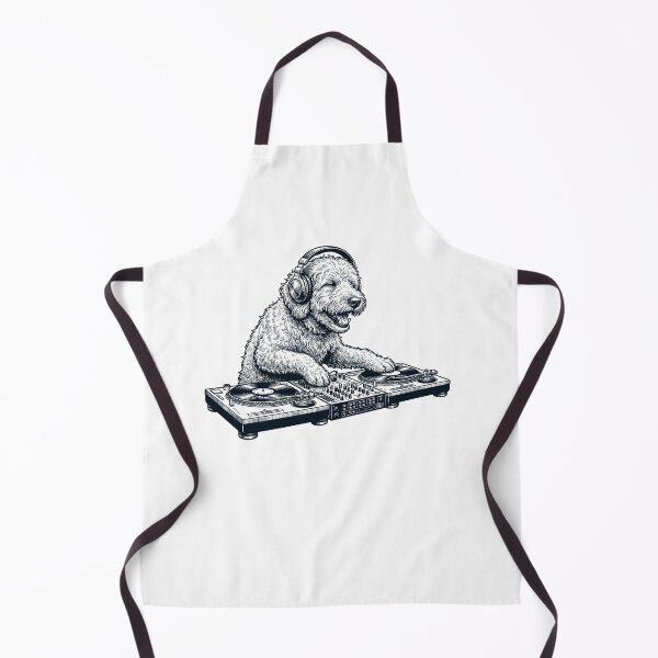 Item preview, Vintage Retro Goldendoodle DJ Dog Mom Dad Music Lover designed and sold by TerryConnells.