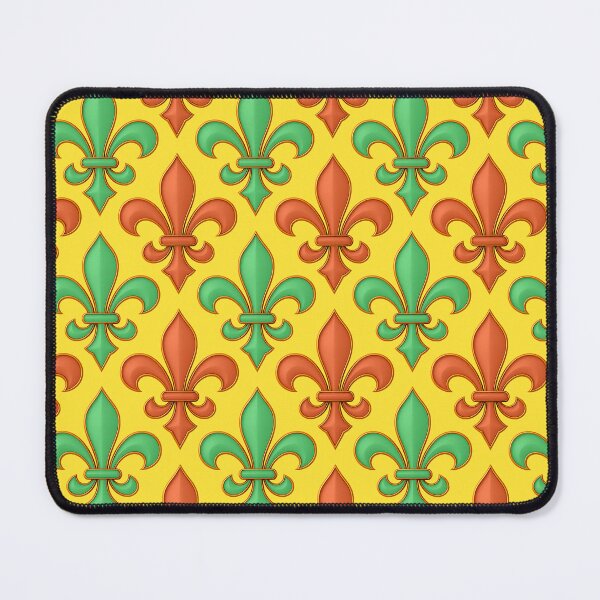 Item preview, Yellow Orange Green Fleur-de-lis Design   designed and sold by PatternTitan.