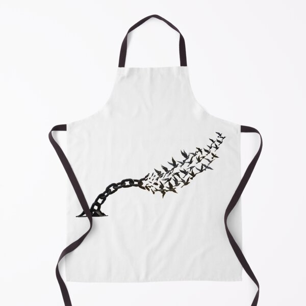 Item preview, Broken Chain Transforming into Flying Birds – Freedom & Liberation Symbol Artwork  designed and sold by MCV-Designs.