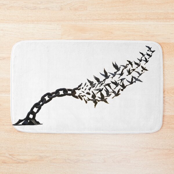Item preview, Broken Chain Transforming into Flying Birds – Freedom & Liberation Symbol Artwork  designed and sold by MCV-Designs.