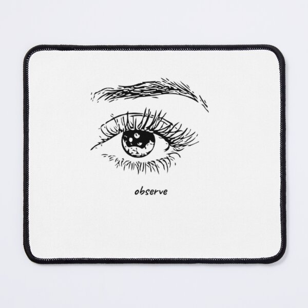 Item preview, Eye Sketch Minimal Art | Observe Quote Design | Gift for Artists Thinkers Aesthetic designed and sold by SOLIORA ATELIER.