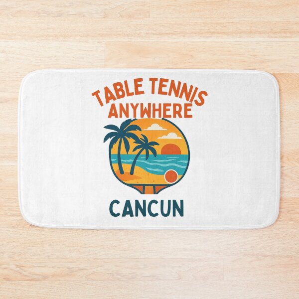 Item preview, Cancun Mexico Table Tennis Anywhere Tropical Sunset Paddle Vacation T-Shirt designed and sold by OhMyPingCo.