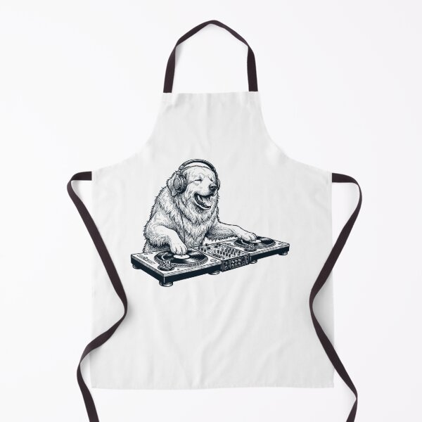 Item preview, Vintage Retro Great Pyrenees DJ Dog Mom Dad Music Lover designed and sold by TerryConnells.