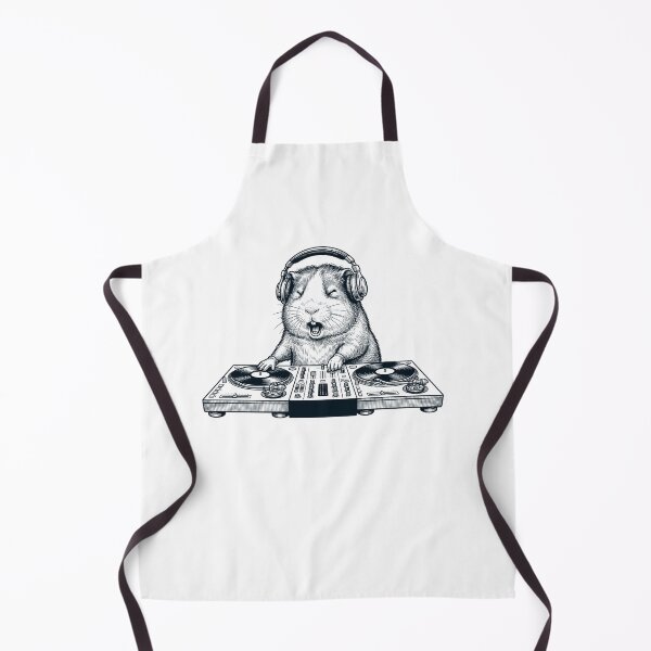 Item preview, Vintage Retro Guinea Pig DJ Animal Music Lover designed and sold by TerryConnells.