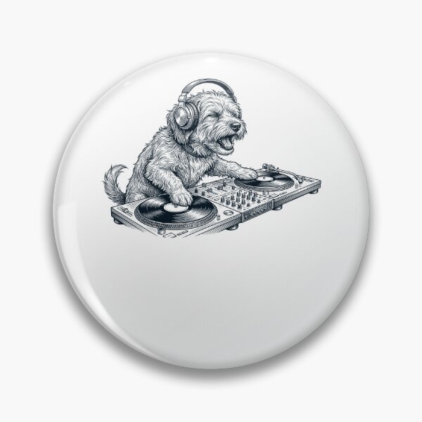 Item preview, Vintage Retro Havanese DJ Dog Mom Dad Music Lover designed and sold by TerryConnells.