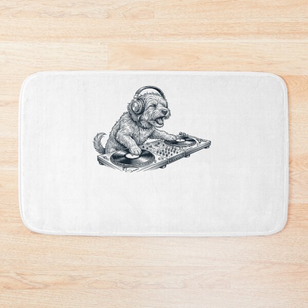 Item preview, Vintage Retro Havanese DJ Dog Mom Dad Music Lover designed and sold by TerryConnells.
