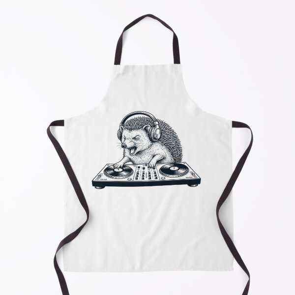 Item preview, Vintage Retro Hedgehog DJ Animal Music Lover designed and sold by TerryConnells.