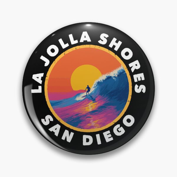 Item preview, La Jolla Shores - San Diego (with White Lettering) designed and sold by VelvetRoom.
