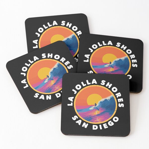 Item preview, La Jolla Shores - San Diego (with White Lettering) designed and sold by VelvetRoom.