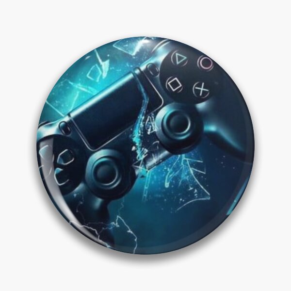 Item preview, Eye-catching model: Animated dark PlayStation 5 video game controller designed and sold by koringaFTS.