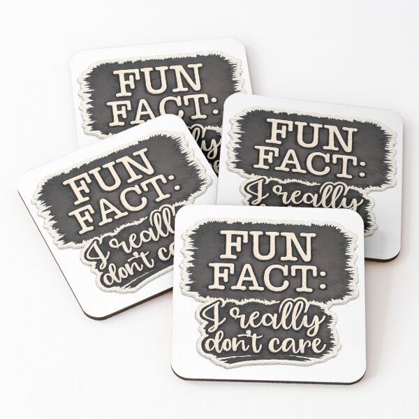 Item preview, Fun Fact I Really Dont Care designed and sold by Mastermind-Art.