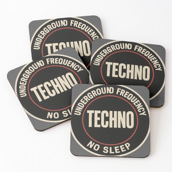 Item preview, Underground Techno No Sleep – Industrial Rave Music designed and sold by |TRSSHOP|.