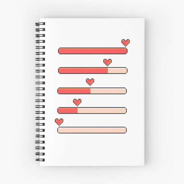 Item preview, Pixel Art Health Bar — Retro Gaming Health Bar Heart-Shaped Gift for Gamers designed and sold by CLC54.