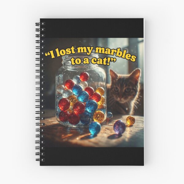 Item preview, I Lost My Marbles to a Cat designed and sold by TinCatOutPost.