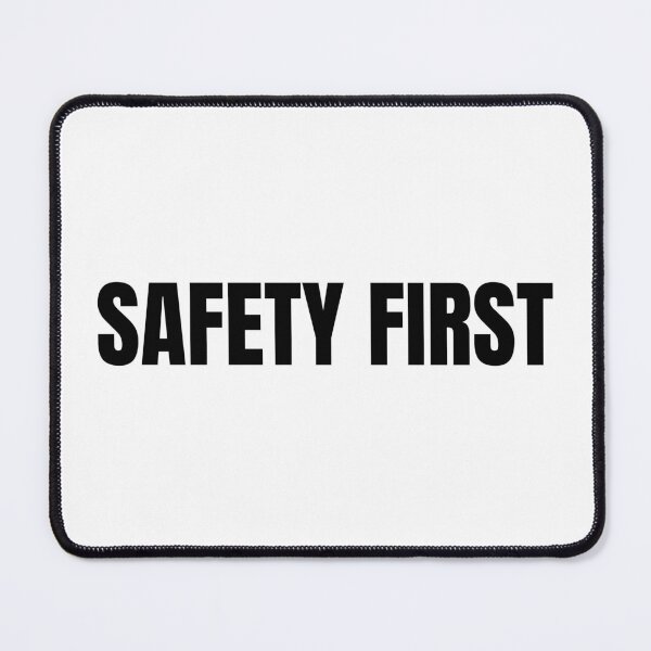 Item preview, Safety First (Black) designed and sold by ShipCrewNation.