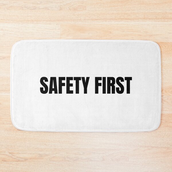 Item preview, Safety First (Black) designed and sold by ShipCrewNation.