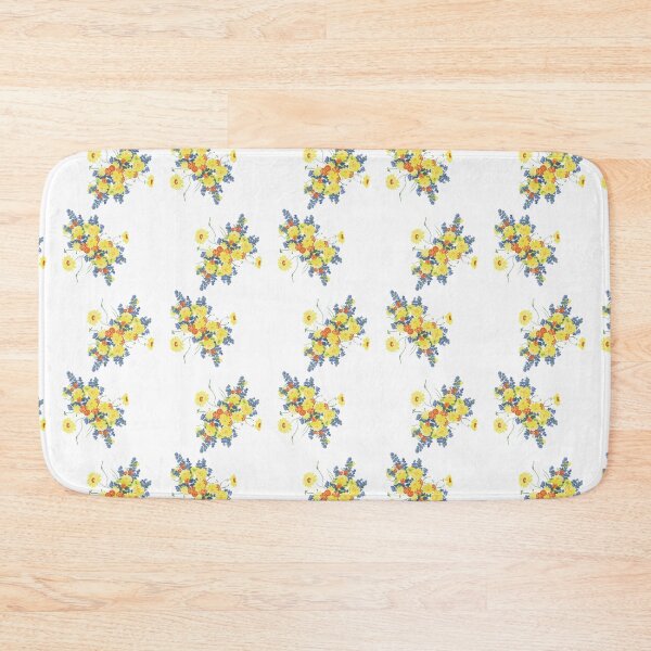 Item preview, Delicate Yellow Blue Floral Composition designed and sold by Pryhozha.