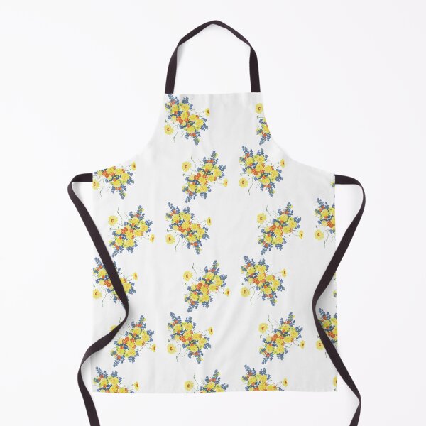 Item preview, Delicate Yellow Blue Floral Composition designed and sold by Pryhozha.