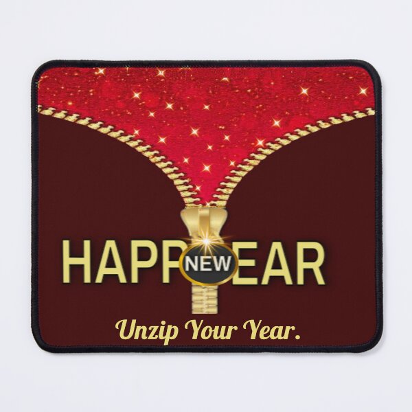 Item preview, Unzip Your Year – Happy New Year Conceptual Design, Gold Zipper New Year Aesthetic, Minimal Luxury Festive Art designed and sold by LeelaWorks.org.