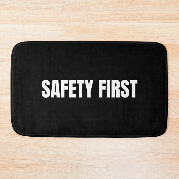 Item preview, Safety First (White) designed and sold by ShipCrewNation.