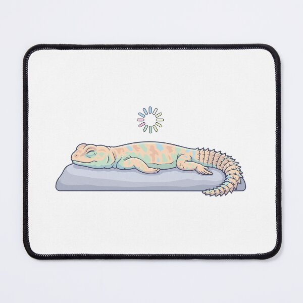 Item preview, Lizard Buffering Funny Basking Uromastyx designed and sold by Petzzz.