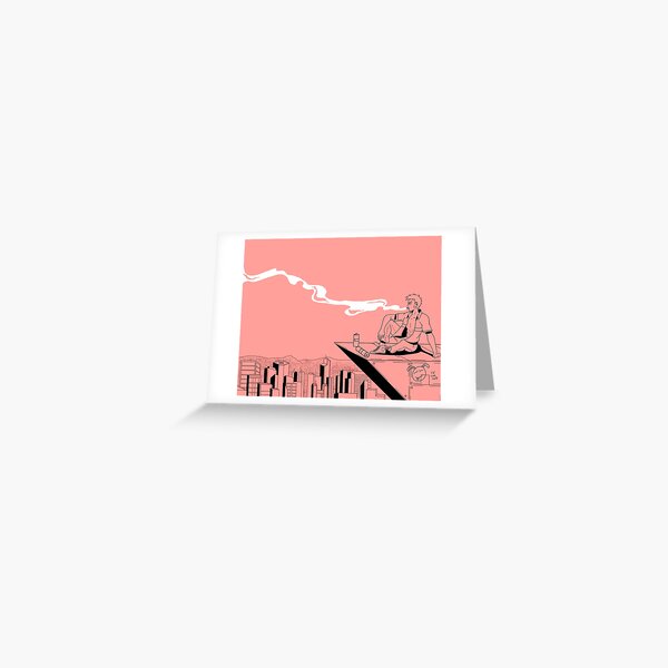 City Smoke Greeting Card