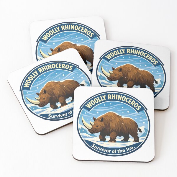 Item preview, Woolly Rhinoceros Ice Age Survivor designed and sold by WildlifeInc.