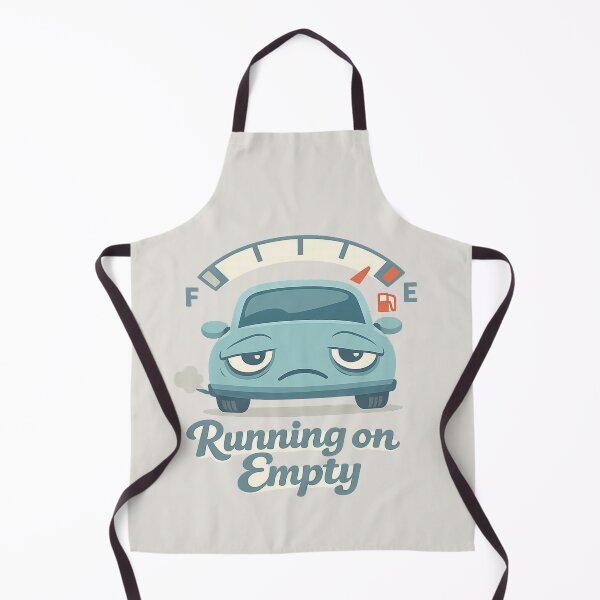 Item preview, Running On Empty Tired Car | Cute Minimal Sad Vehicle Illustration designed and sold by PopCulturePixel.