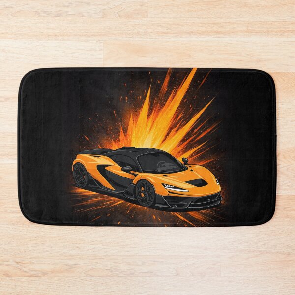 Item preview, W1 Hypercar Poster Papaya Orange designed and sold by VenZolic.