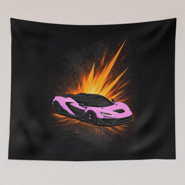 Item preview, W1 Hypercar Poster Pink designed and sold by VenZolic.