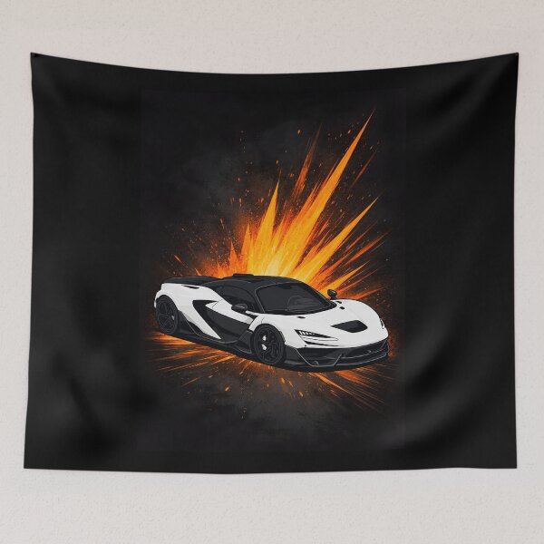 Item preview, W1 Hypercar Poster White designed and sold by VenZolic.
