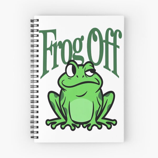 Item preview, Frog Off / Fuck Off – Chill Frog Meme Statement Shirt designed and sold by Lineforge by BehrfectMoments.
