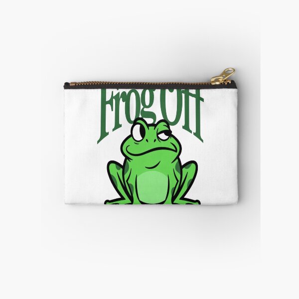 Item preview, Frog Off / Fuck Off – Chill Frog Meme Statement Shirt designed and sold by Lineforge by BehrfectMoments.