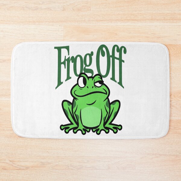 Item preview, Frog Off / Fuck Off – Chill Frog Meme Statement Shirt designed and sold by Lineforge by BehrfectMoments.
