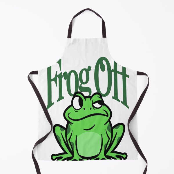 Item preview, Frog Off / Fuck Off – Chill Frog Meme Statement Shirt designed and sold by Lineforge by BehrfectMoments.