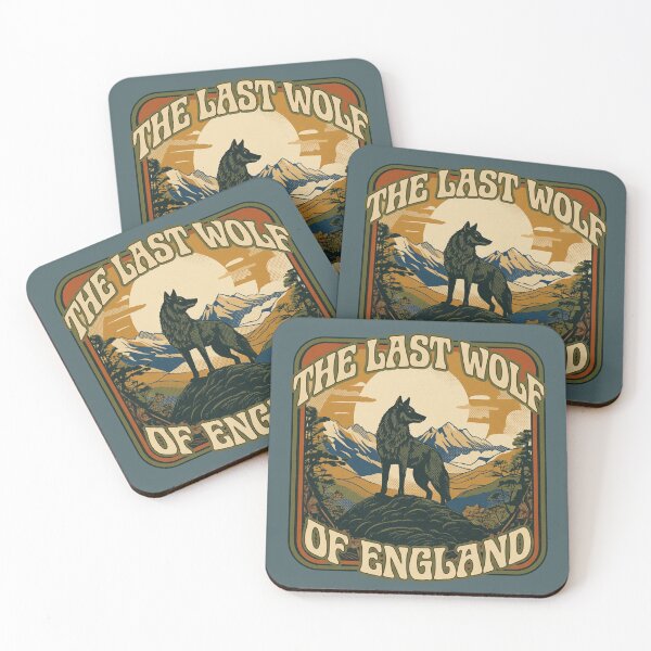 Item preview, The Last Wolf of England | 70s Retro National Park Graphic designed and sold by Englandbear.