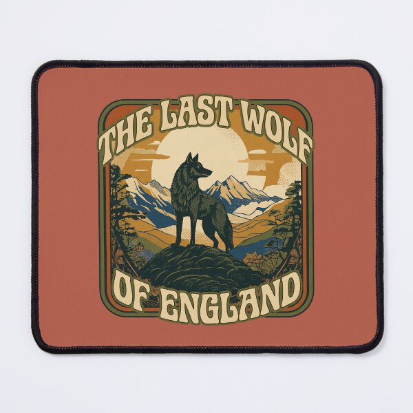 Item preview, The Last Wolf of England | 70s Retro National Park Graphic designed and sold by Englandbear.