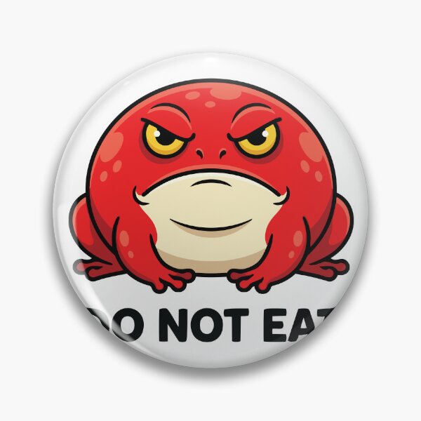 Item preview, The Forbidden Tomato Do Not Eat Funny Frog designed and sold by Petzzz.