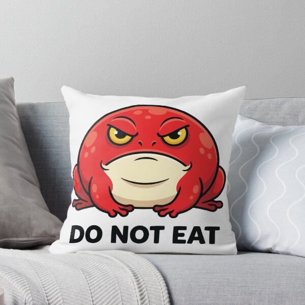 Item preview, The Forbidden Tomato Do Not Eat Funny Frog designed and sold by Petzzz.