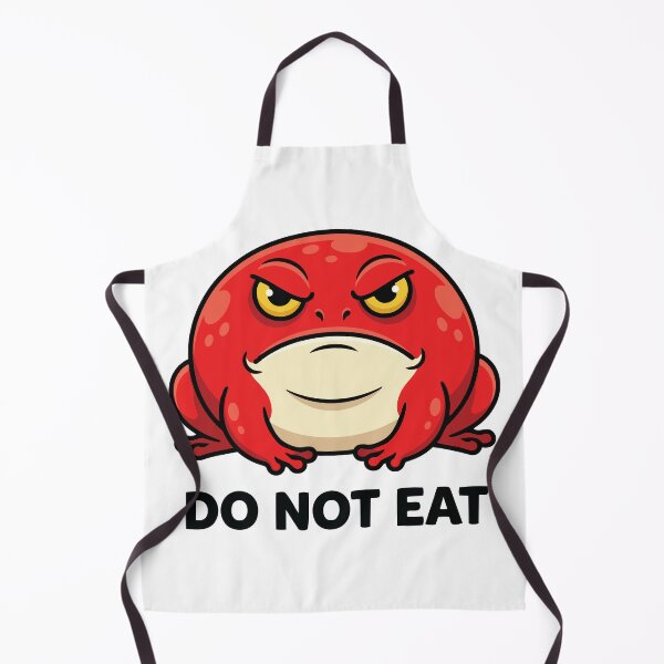 Item preview, The Forbidden Tomato Do Not Eat Funny Frog designed and sold by Petzzz.