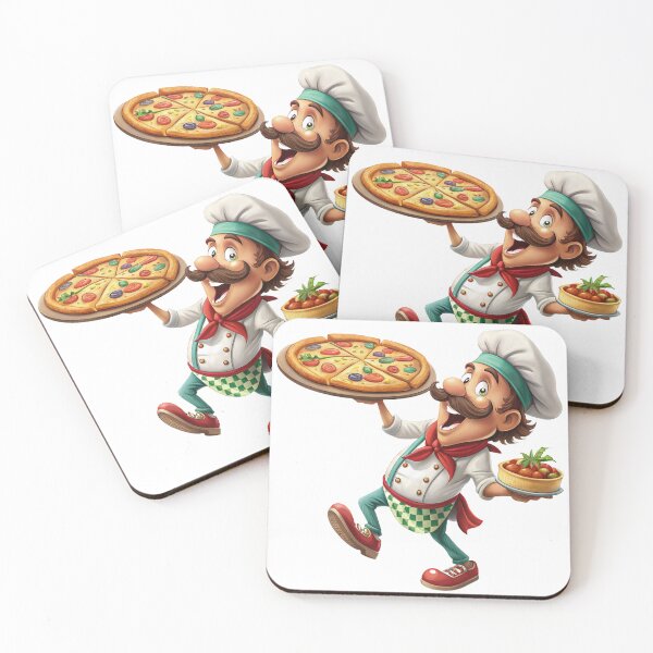 Item preview, Italian Chef Cartoon Pizza Hat Gift Cooking Humor Food Lover designed and sold by CLC54.