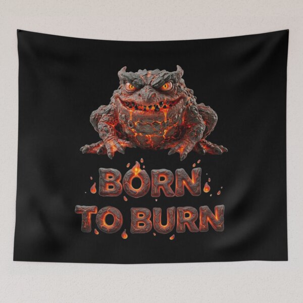 Item preview, Fiery lava beast - Molten magma toad designed and sold by eye_contact.