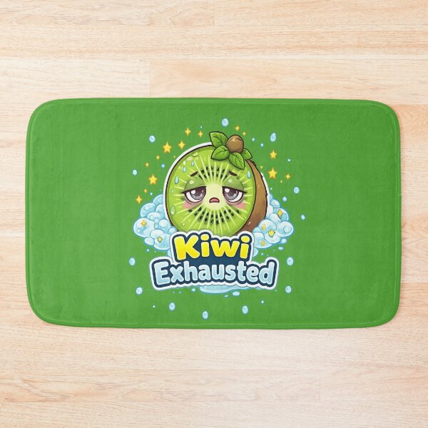Artikelvorschau, Kiwi erschöpft – Kiwi Kawaii ausverkauft | Niedliches erschöpftes Kiwi Kawaii Design entworfen und verkauft von apanoracar.