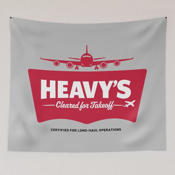 Item preview, HEAVY’S: Cleared for Takeoff - Red designed and sold by VoglR.